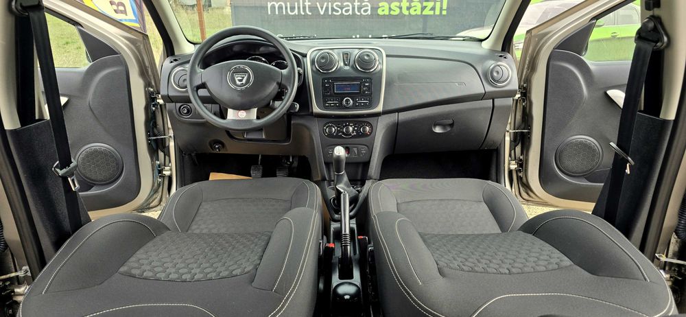 RATE doar cu buletinul AVANS 0 & CASH Garantie Dacia Sandero an 2013 motor 0,900 cm3 benzina 90 c,p euro 5 carte service clima
