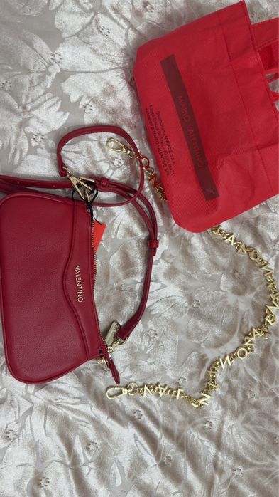 Geanta valentino originala-rosie