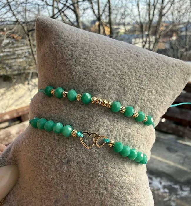 Set 2 brățări cu aur 14k