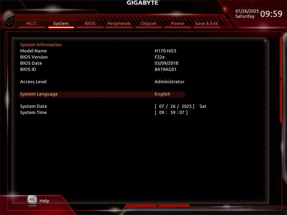 Дъно Дънна платка GIGABYTE GA-H170-HD3 1151 DDR4 до 64GB