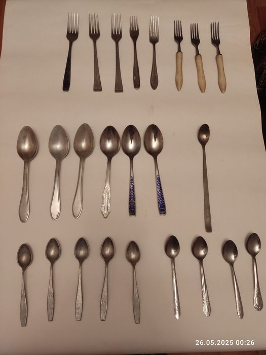 Ложки,     вилки