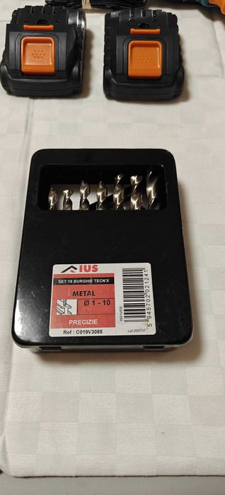 Set scule, chei combinate cu clichet, masina insurubat, set burghie