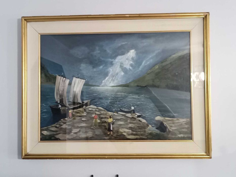 Картина маслени бои върху платно