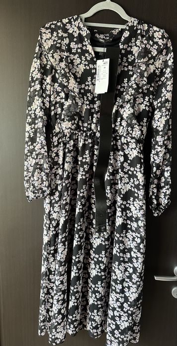 Rochie midi cu model DeFacto