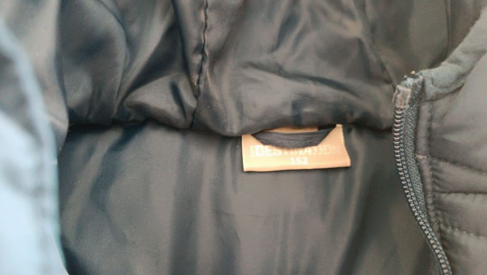 Зимно яке синьо момче 152см