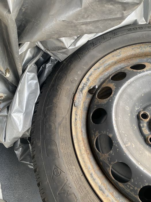 Roti iarna r16, 5x100, anvelope Dunlop