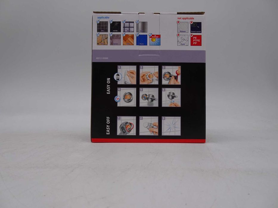 Suport periute dinti tesa Moon 40312, sticla satinata + metal inox