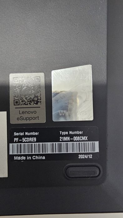 Laptop Lenovo Thinkpad T 16 Gen 3 Intel Ultra 5 125U