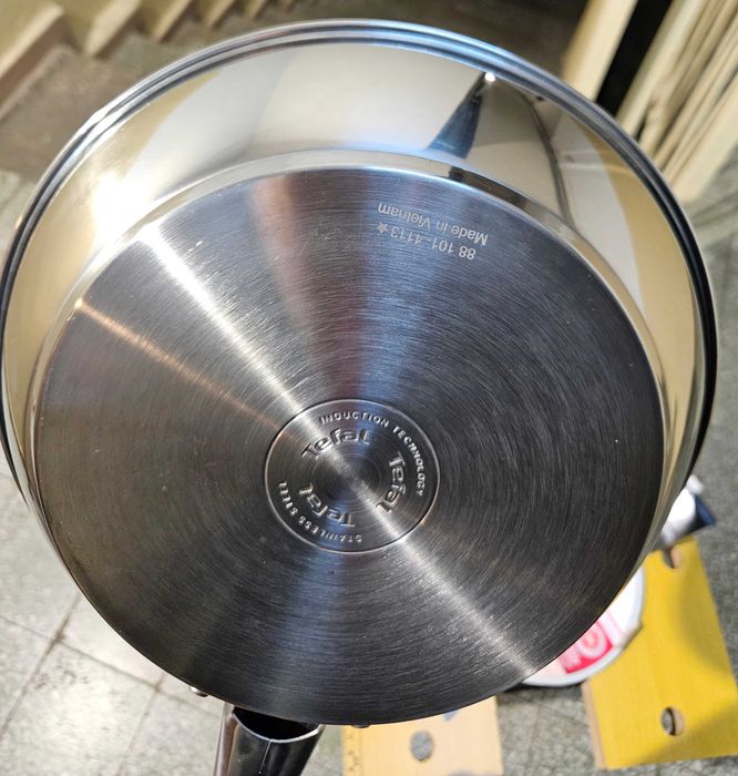 Tigaie Tefal Professional de 24 cm, inox, inductie invelis antiaderent