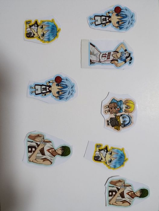 Аниме наклейки: Тёмный дворецкий, Наруто, Атака титанов 1шт 1000сум