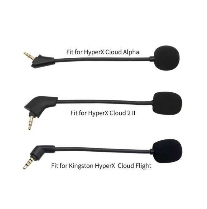 Микрофон для HyperX Cloud 2 3, Cloud Silver, Cloud Core, Alpha S, Mix