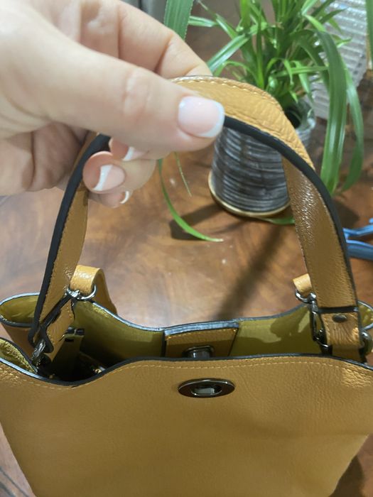 Кожанная итальянкая сумка