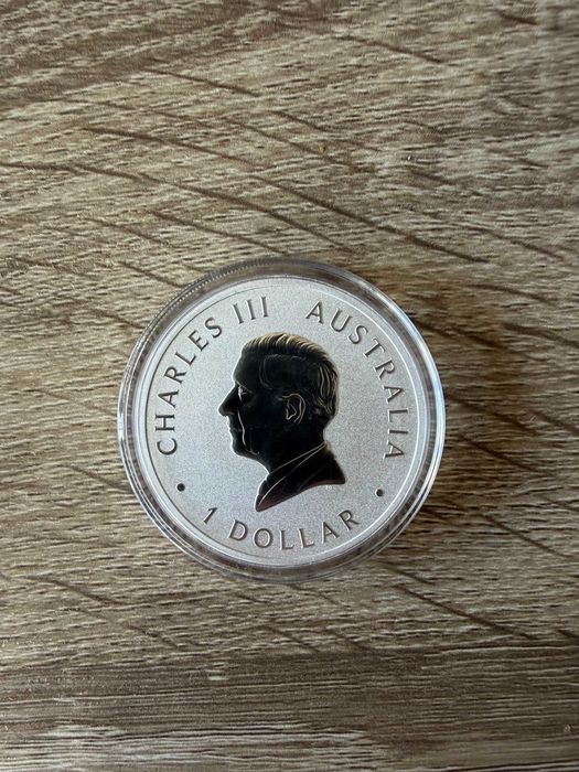 Сребърна Монета 1 унция Коала 1 oz Австралийска Коала 2024 Капсулирана