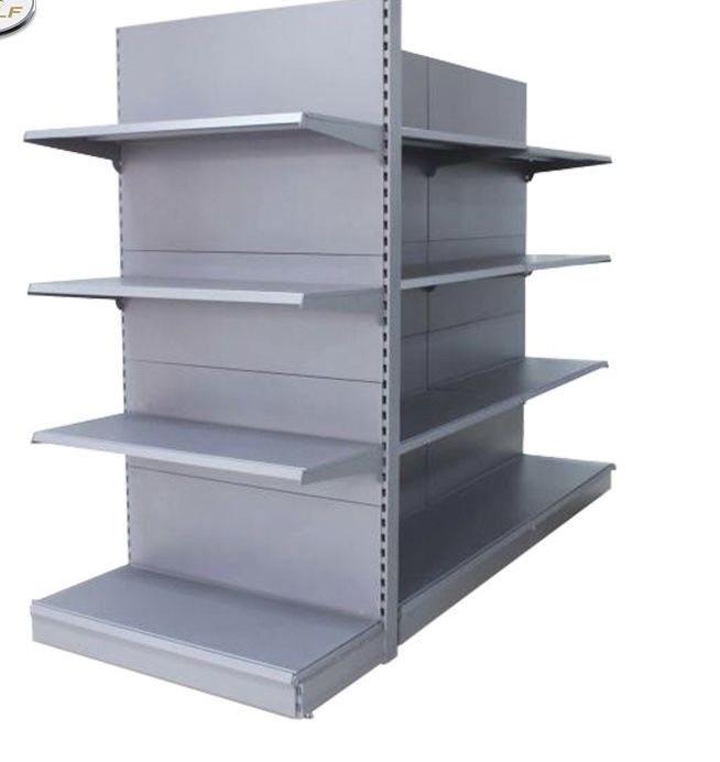 Rafturi metalice de mijloc pentru magazine alimentare