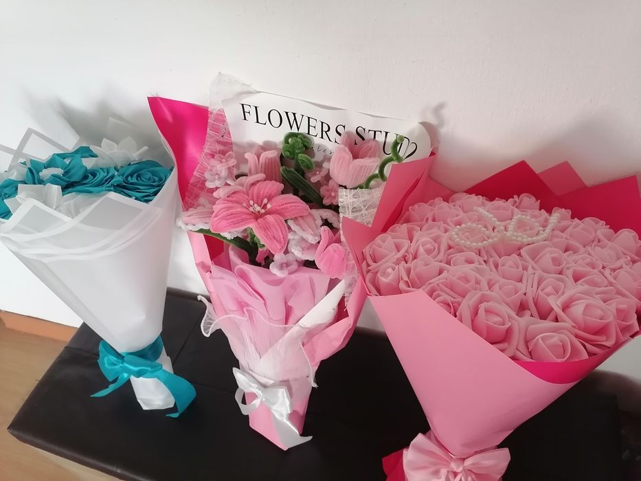 Букет от вечни рози