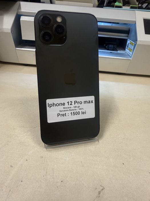 Iphone 12 pro max / 128 gb  / 100% baterie / garantie