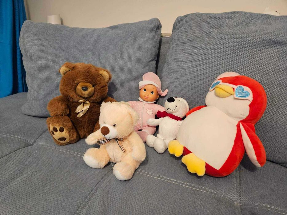 Лот детски плюшени играчки + Fisher Price говорещо кученце