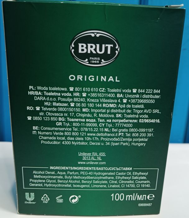 Brut original EDT 100 ml