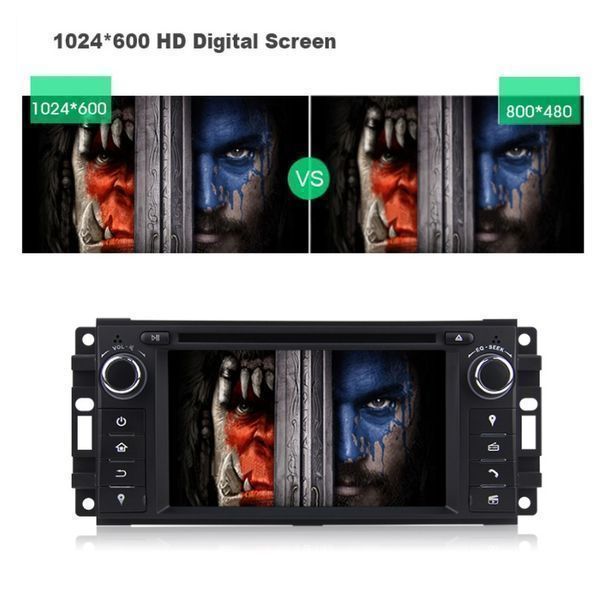 Jeep Grand Cherokee Commander Wrangler 6.2'' андроид навигация, 6532