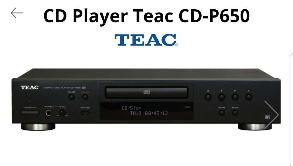 CD Player Teac CD-P650