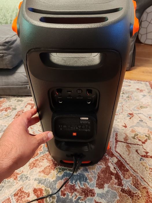 BOXA JBL Partybox 110, 160W, Original Pro Sound, Dynamic light, Bluetooth, USB, Baterie 12H, IPX4, Negru
