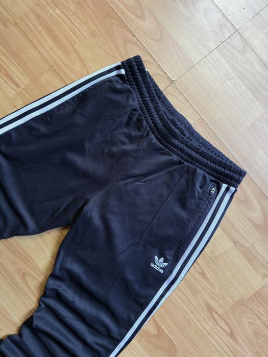 Pantaloni track pants joggers Adidas Originals Beckenbauer straight legg pintuck seams poliester