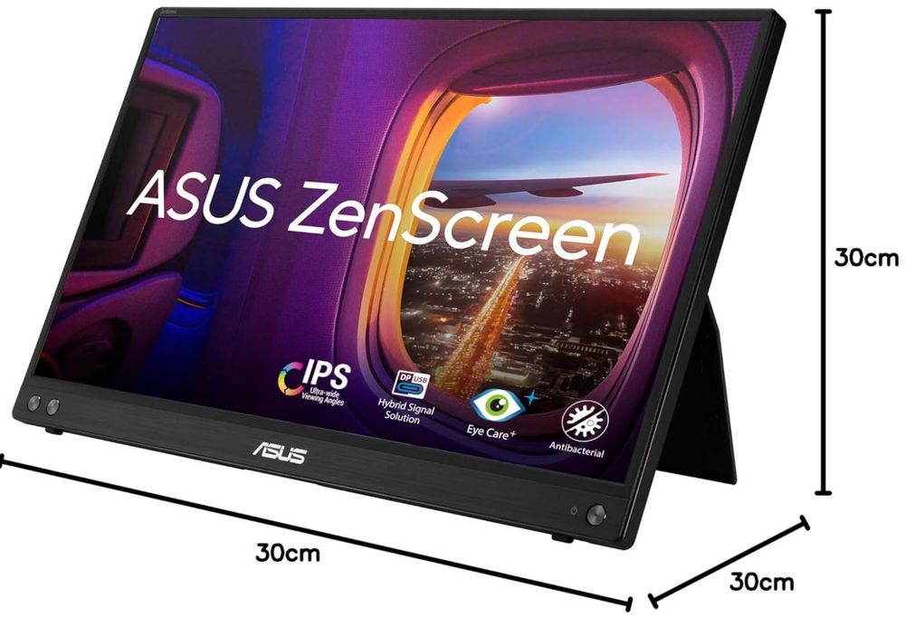 Monitor portabil USB 15.6" ASUS ZenScreen MB16ACV + stand (ca nou)