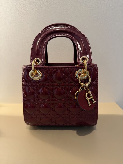 Чанта Dior  в цвят бордо
