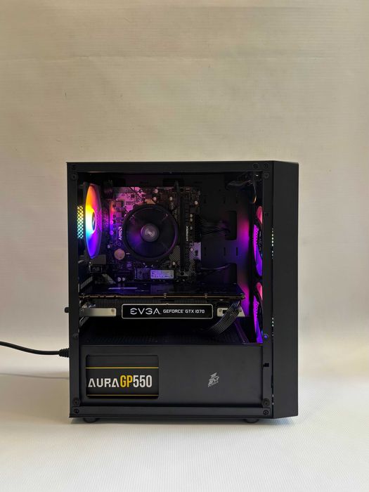 Геймърски компютър AMD Ryzen 5 1600, GTX 1070 8GB, 16GB ram