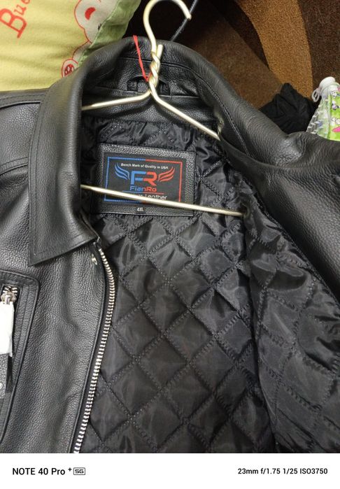 Куртка кожаная зимняя