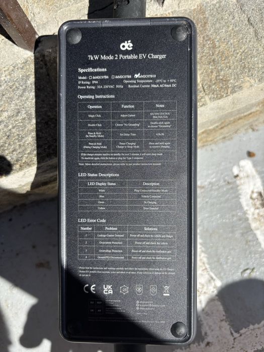 Продавам монофазна зарядна станция 7,4kW