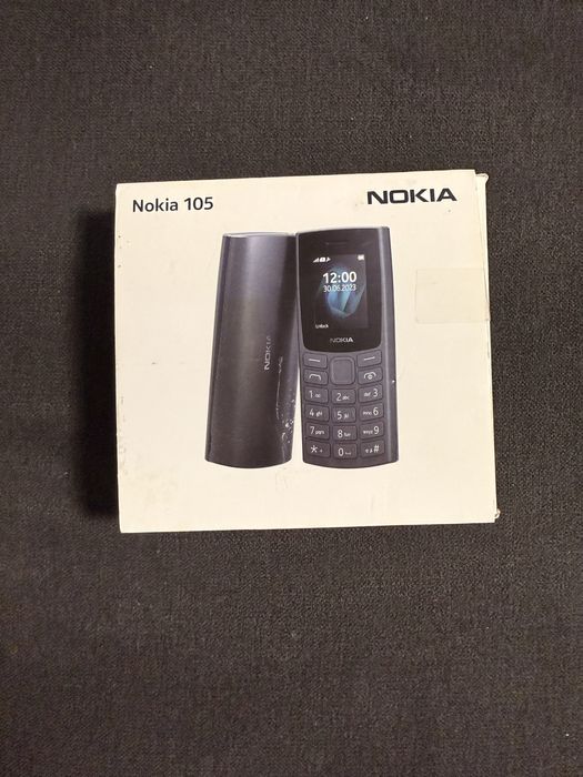 Telefon cu butoane nokia 105, nefolosit, desigilat cu incarcator