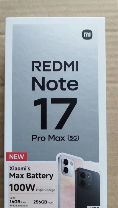 Xiaomi redmi note 17 pro max sigilat