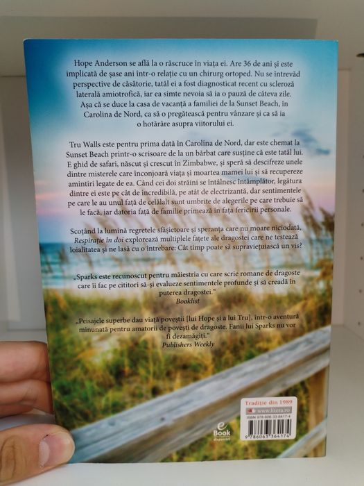 "Respirația în doi" - Nicholas Sparks