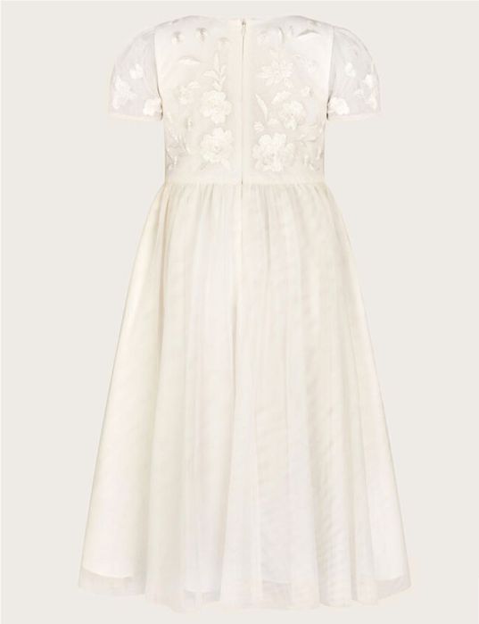 Rochie Monsoon Luna brodată, ivory 12- 13 Ani