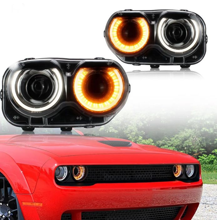 Dodge challenger ЛЕД фарове/LED headlights 2015+