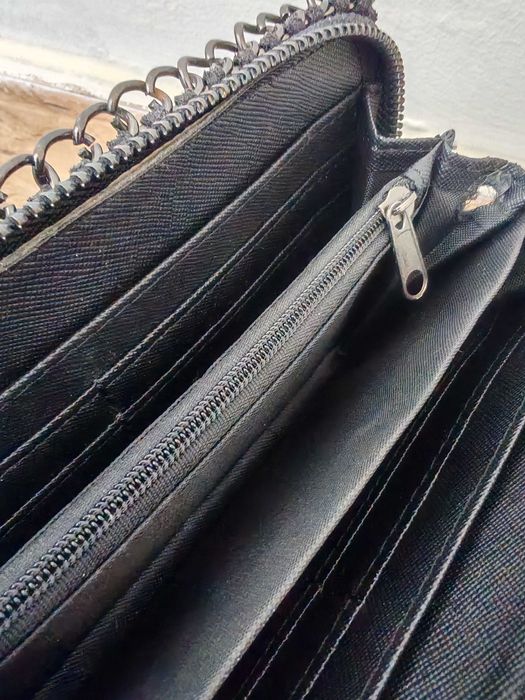 Дамска чанта и портмоне-кожа