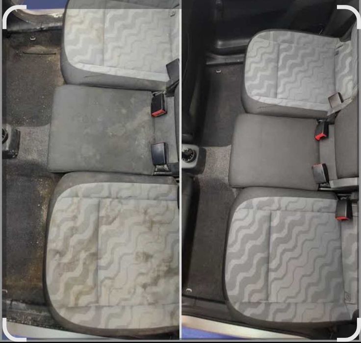 почистване на автомобилни седалки