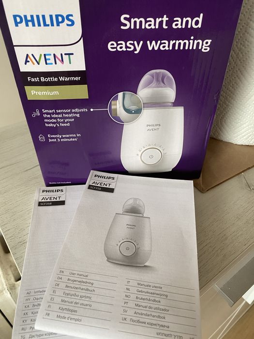 Уред за затопляне на кърма и бебешка храна Premium Philips AVENT