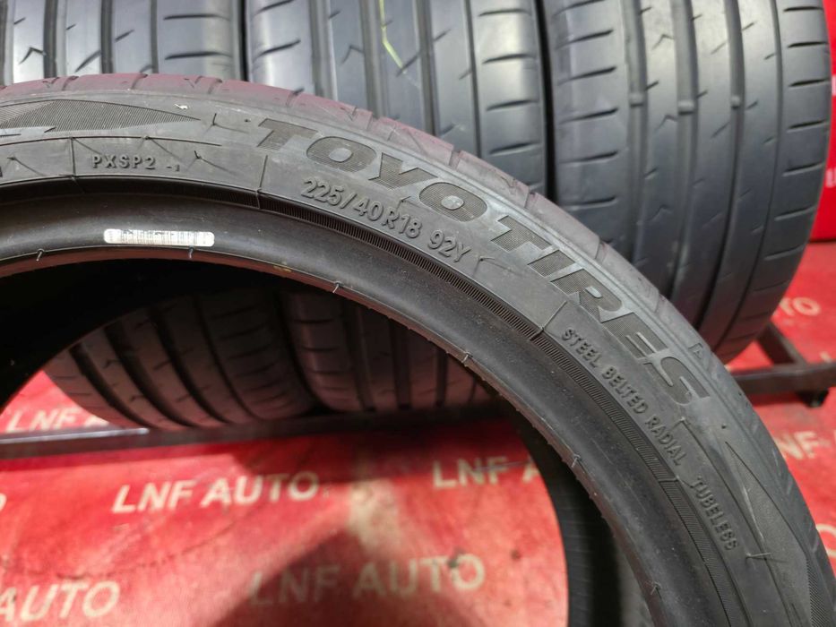 Anvelope de VARA - 225/40/18 - TOYO - 7.24 MM - DOT 2022 JAPONIA !