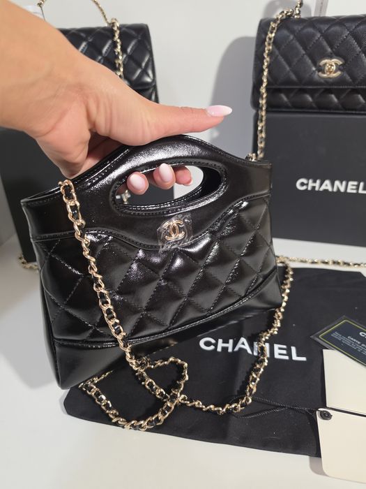 Налична чанта Chanel Nano Bag black