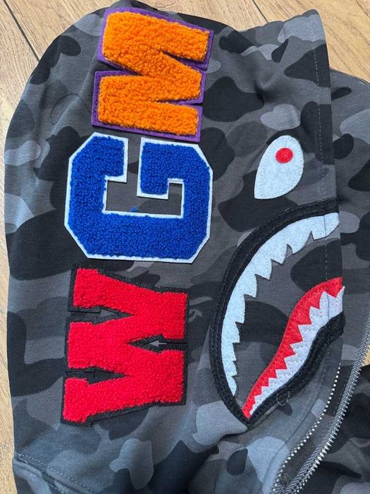 Bape Shark Hoodie Black