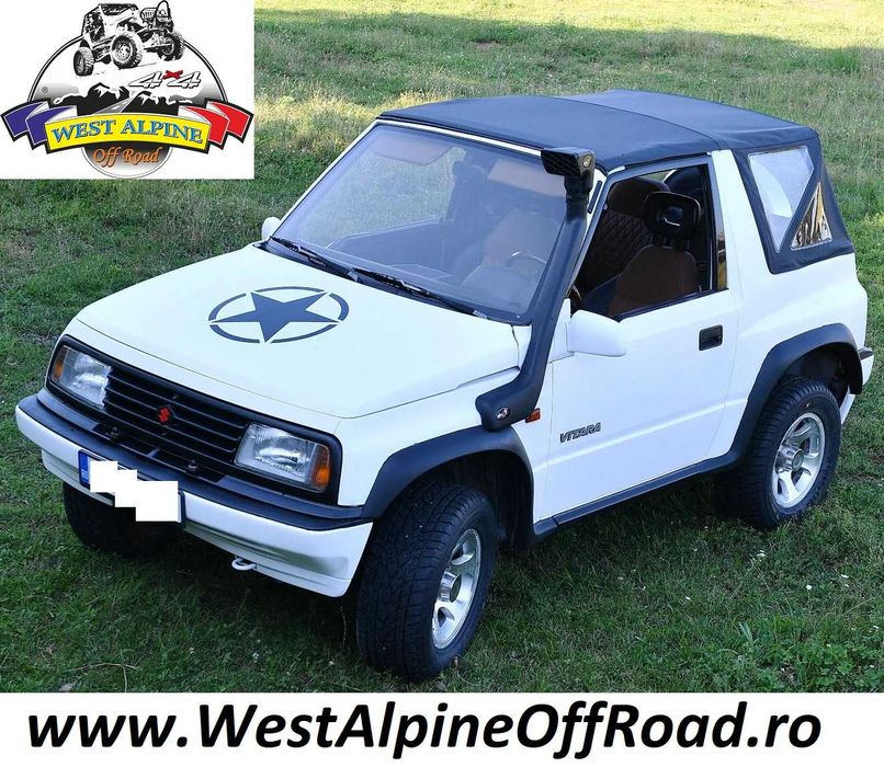 SOFT TOP SUZUKI VITARA - Prelata Suzuki culoare NEGRU / ALB Raptor4x4