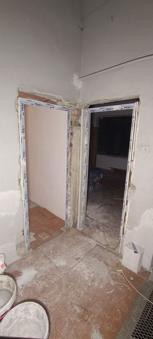 Обръщане/ измазване на дограма