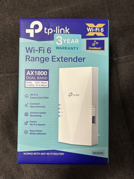 Екстендер/удължител на обхват TP-link wifi 6