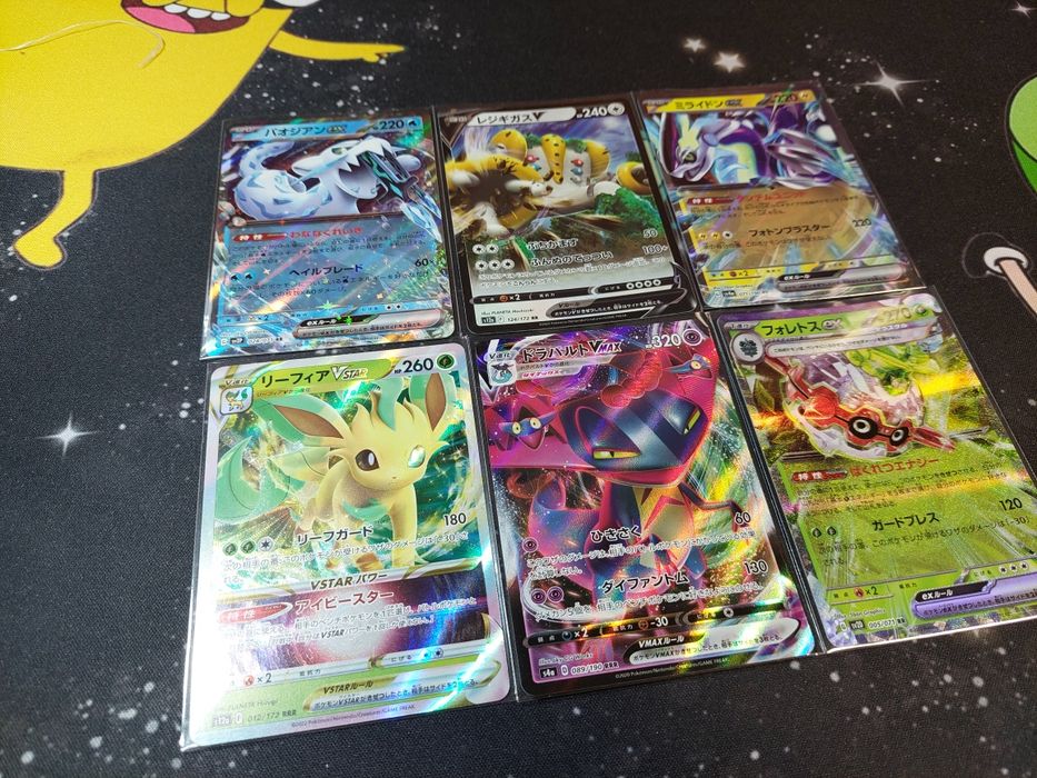 Carti pokemon Japonia originale cartonase lot 4