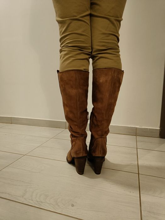 Cizme din piele naturala, nr. 39