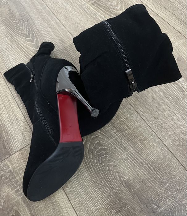 Botine/Cizme 37 din Catifea