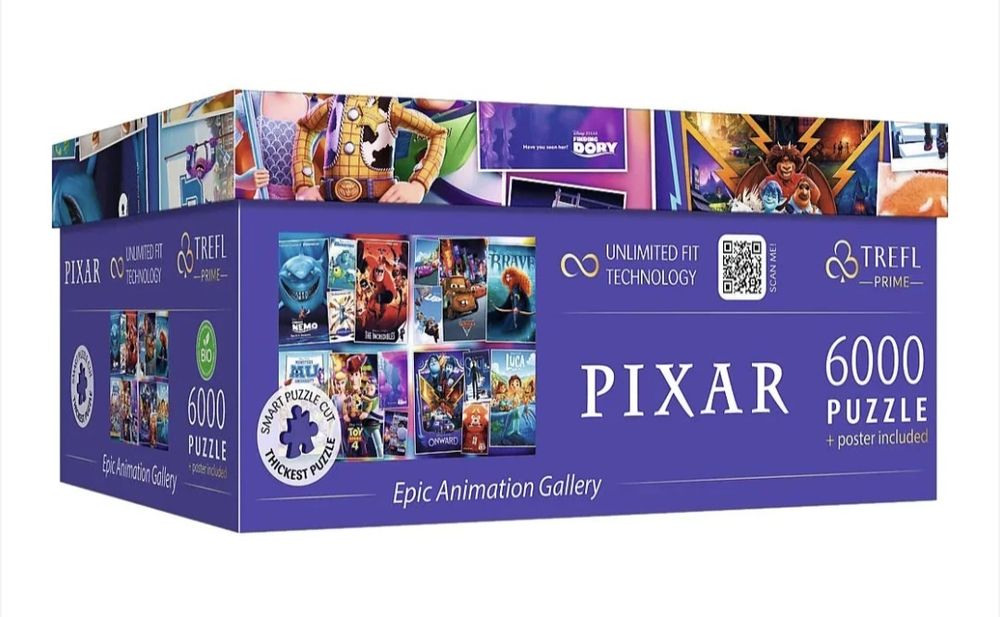 Пъзел 6000 UFT Disney PIXAR Collection,1333x928mm, 4 пъзела