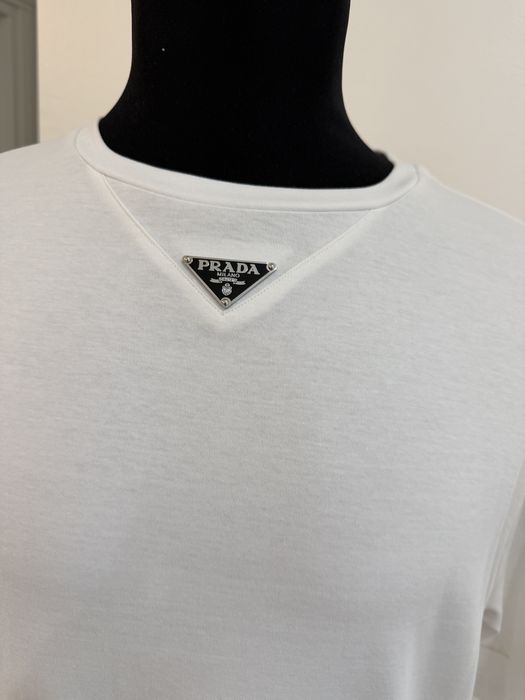 Tricou Prada Alb